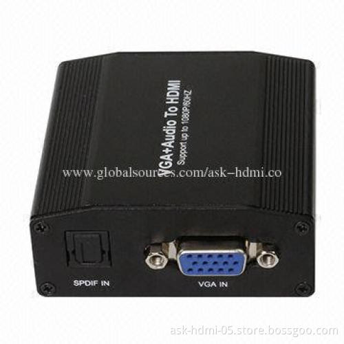 VGA to HDMI up to 1,080P Converter, 1,080P/60Hz Output Resolution